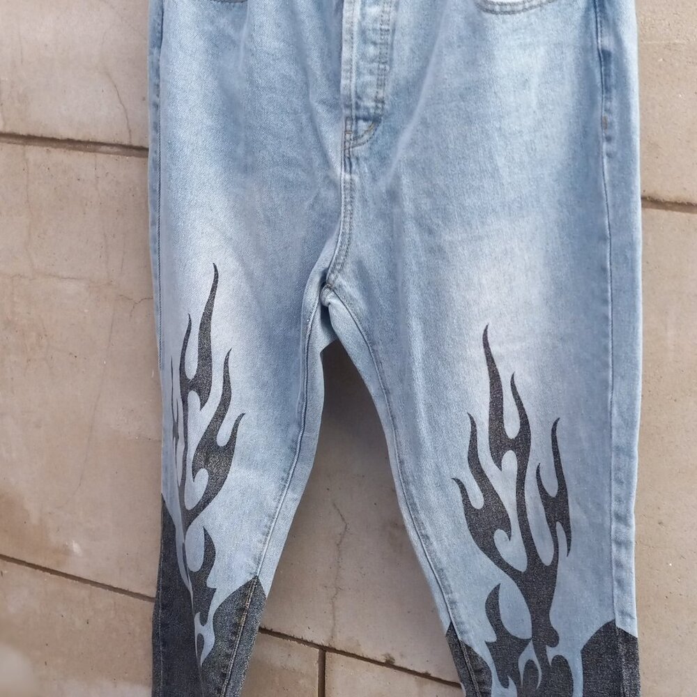 Edikted JEANS Women's Flame Leg NWT XL, High Waist 32" x 30"